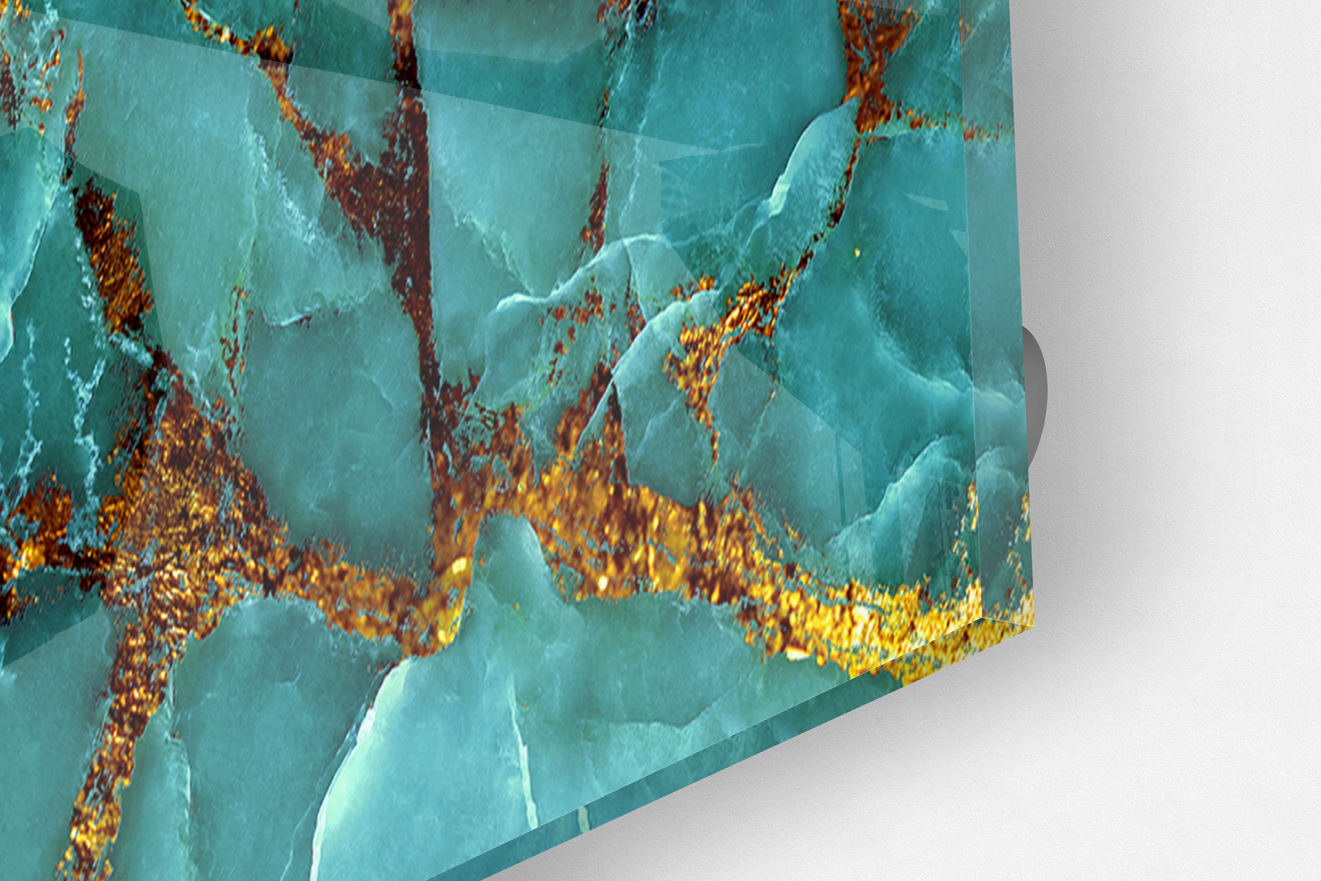 Luxury Gold Veined Marble Design - Elegant Home Decor for Kitchen Countertops, Bathroom Vanities & Office Desks