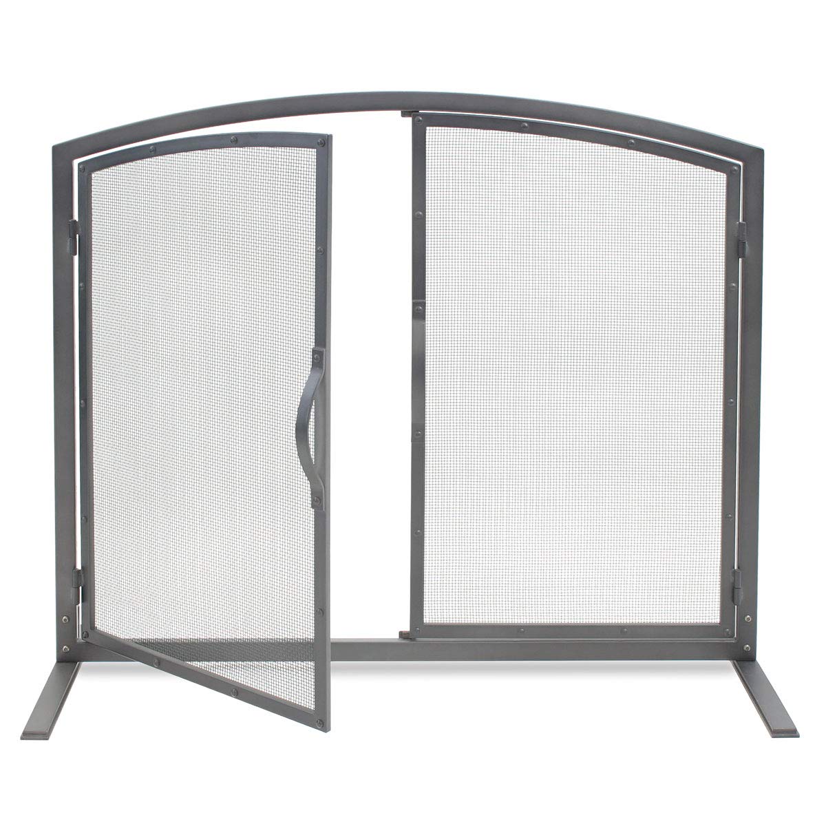 Pilgrim Home and Hearth 18476 Shadow Iron Operable Door - Vintage Style Iron Door for Home Entryway, Patio & Garden - Perfect for Farmhouse, Cottage & Rustic Decor