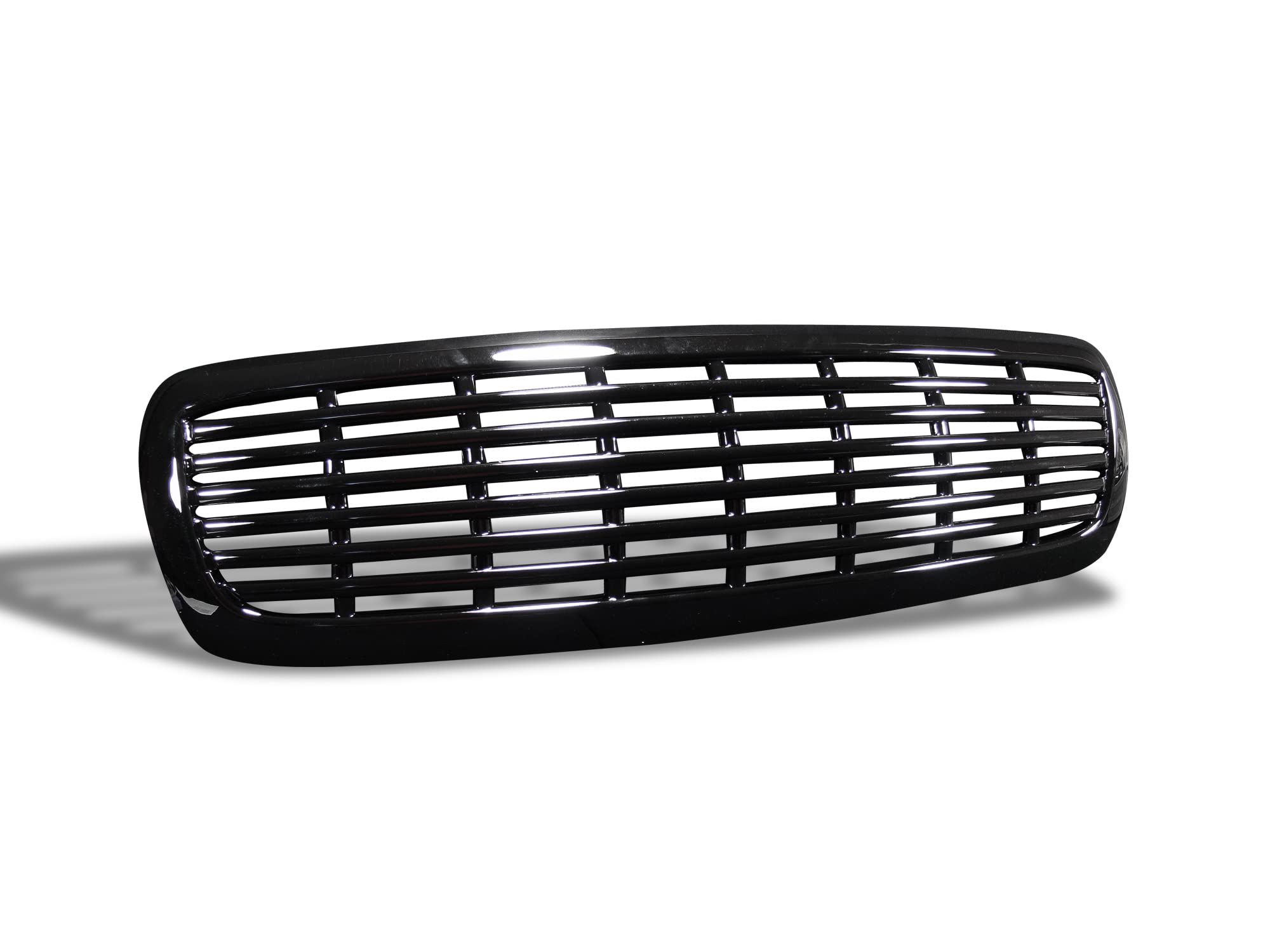 Armordillo USA 7147690 Gloss Black Horizontal Front Grill Grille Replacement for 1997-2004 Dodge Dakota Truck - Perfect for Off-Roading & Custom Car Upgrades