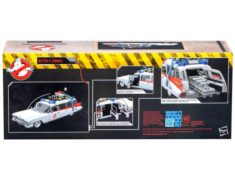 Ghostbusters Plasma Series Ecto-1 Car Toy - 1984 Movie Replica Collectible for Fans & Kids - Perfect for Display, Play & Gifts