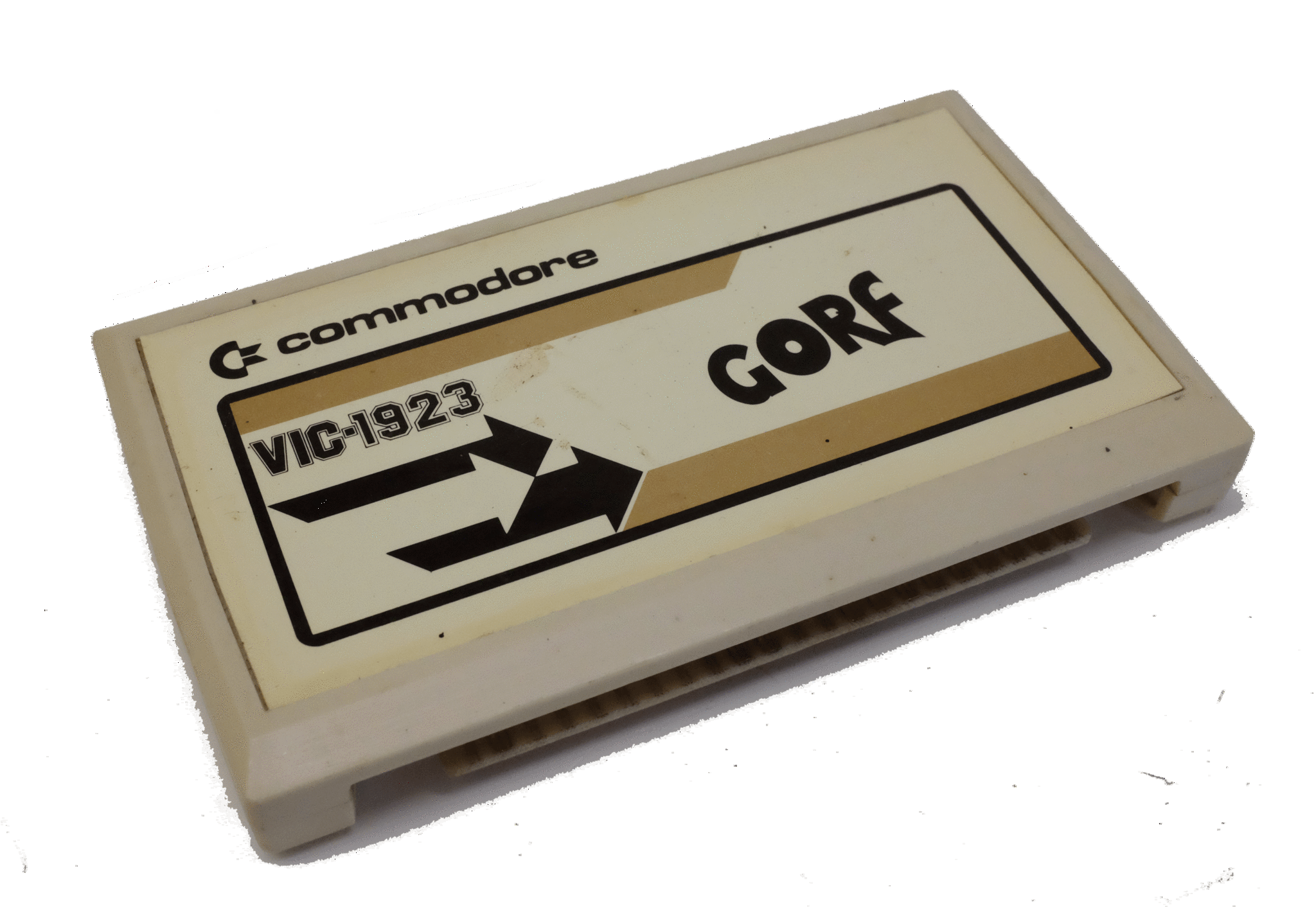 Original Commodore VIC-20 Gorf Game Cartridge 1923 Edition - Retro Gaming Collectible for Vintage Computer Enthusiasts & Classic Arcade Lovers - Perfect for Gaming Nostalgia & Display Collections