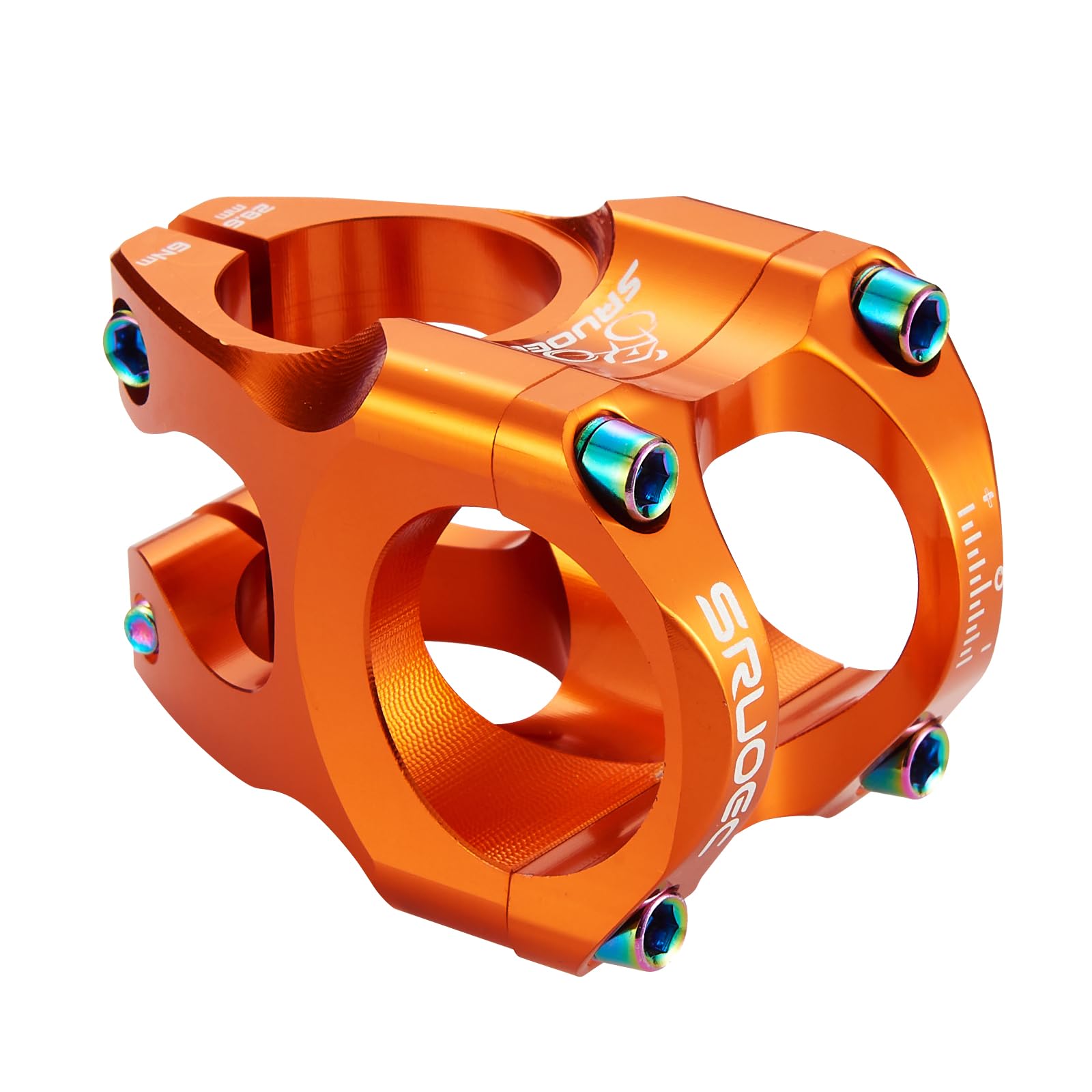 31.8mm x 28.6mm Bike Stems - 35mm Short Handlebar Stem for Mountain, Road, Track, BMX & Fixed Gear Bikes | Durable MTB Stem for Downhill & Cycling | Perfect for Commuting, Trail Riding & Urban Cycling