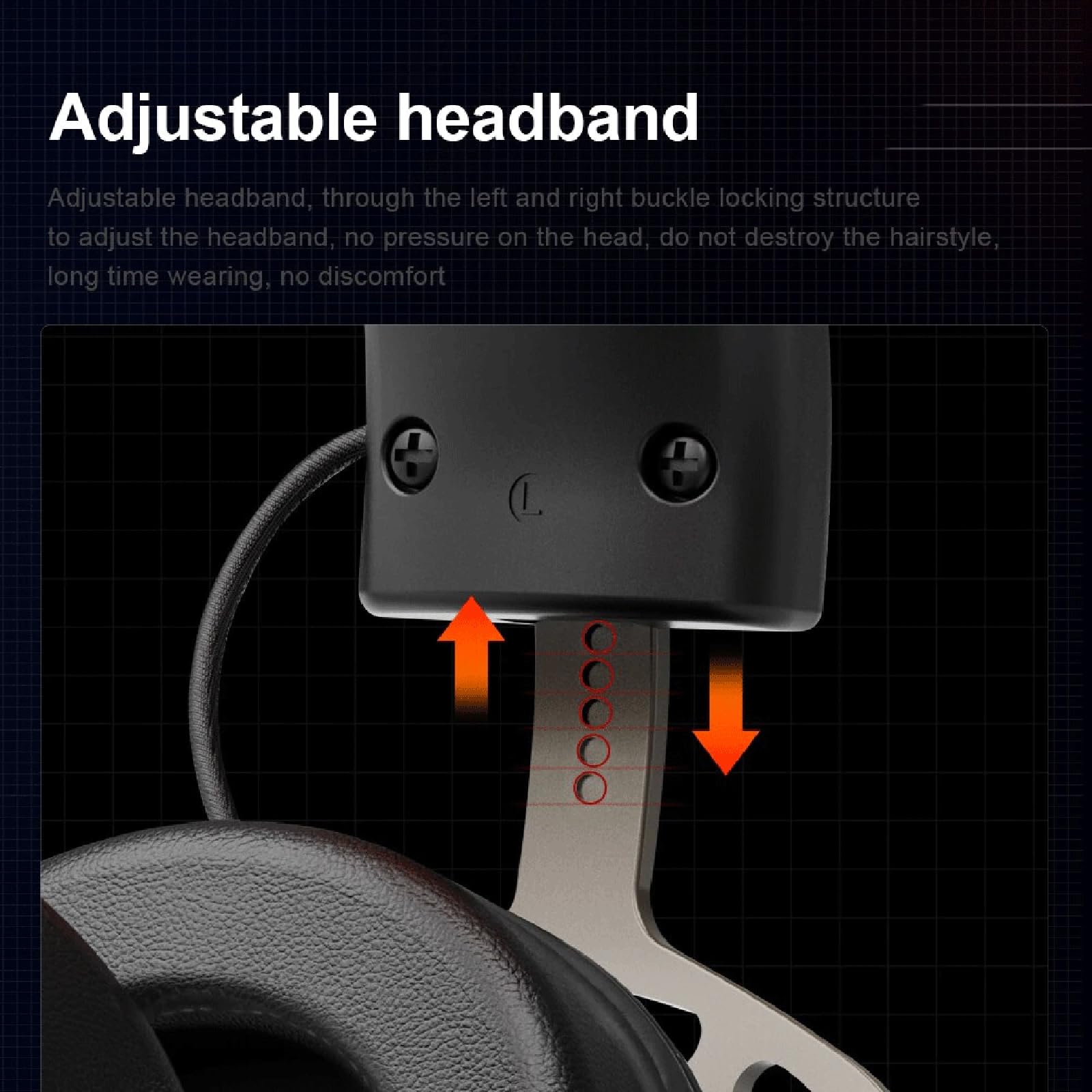 E-YOOSO Gaming Headset with Microphone - 3.5mm Wired Over-Ear Headphones with Surround Sound for PC, Laptop, PlayStation, Xbox & Mobile - Perfect for Online Gaming, Streaming & Video Calls