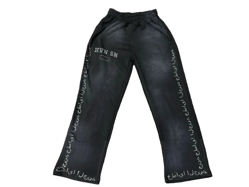 Heaven Sin CRYSTAL PANTS - Women's Fashion Rhinestone Pants for Party, Club, and Night Out - Perfect for Special Occasions and Evening Events