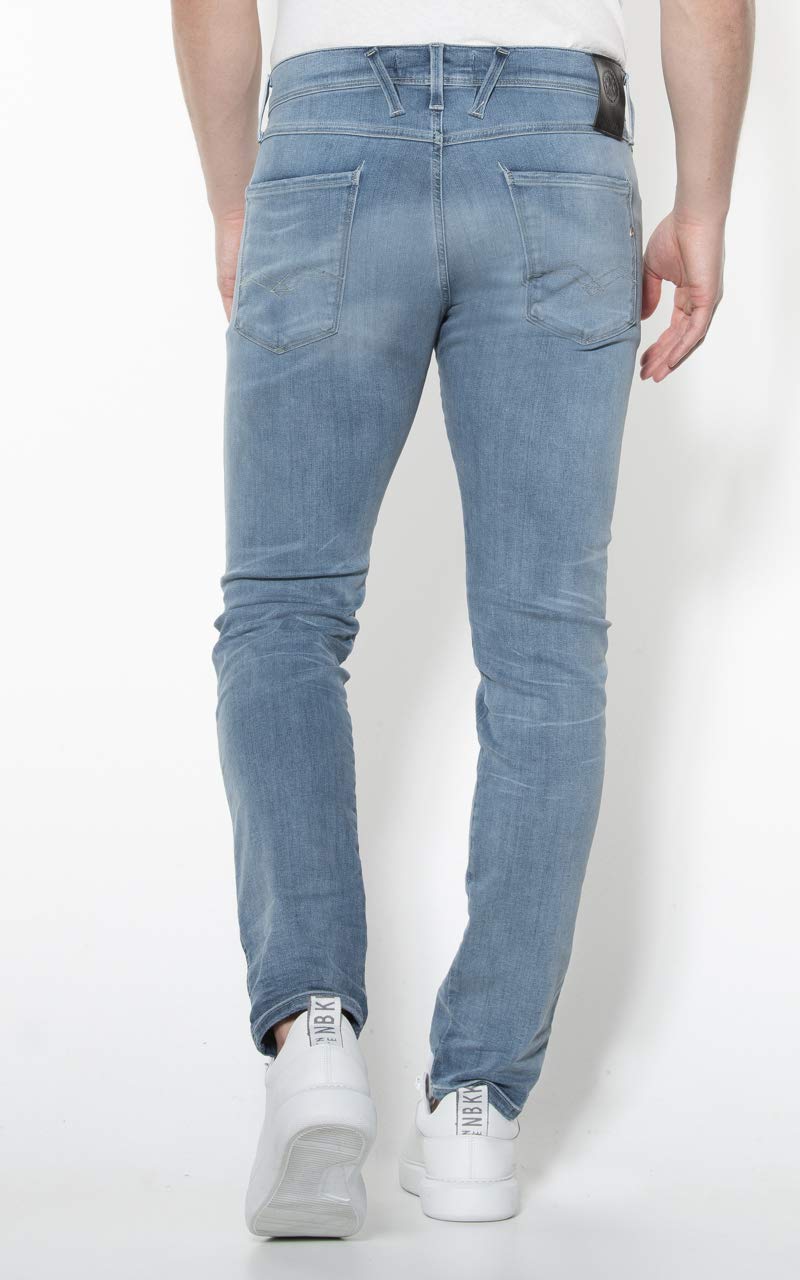 Replay Men's Modern Slim Fit Stretch Jeans - Comfortable & Stylish for Casual Wear, Work & Everyday Outfits