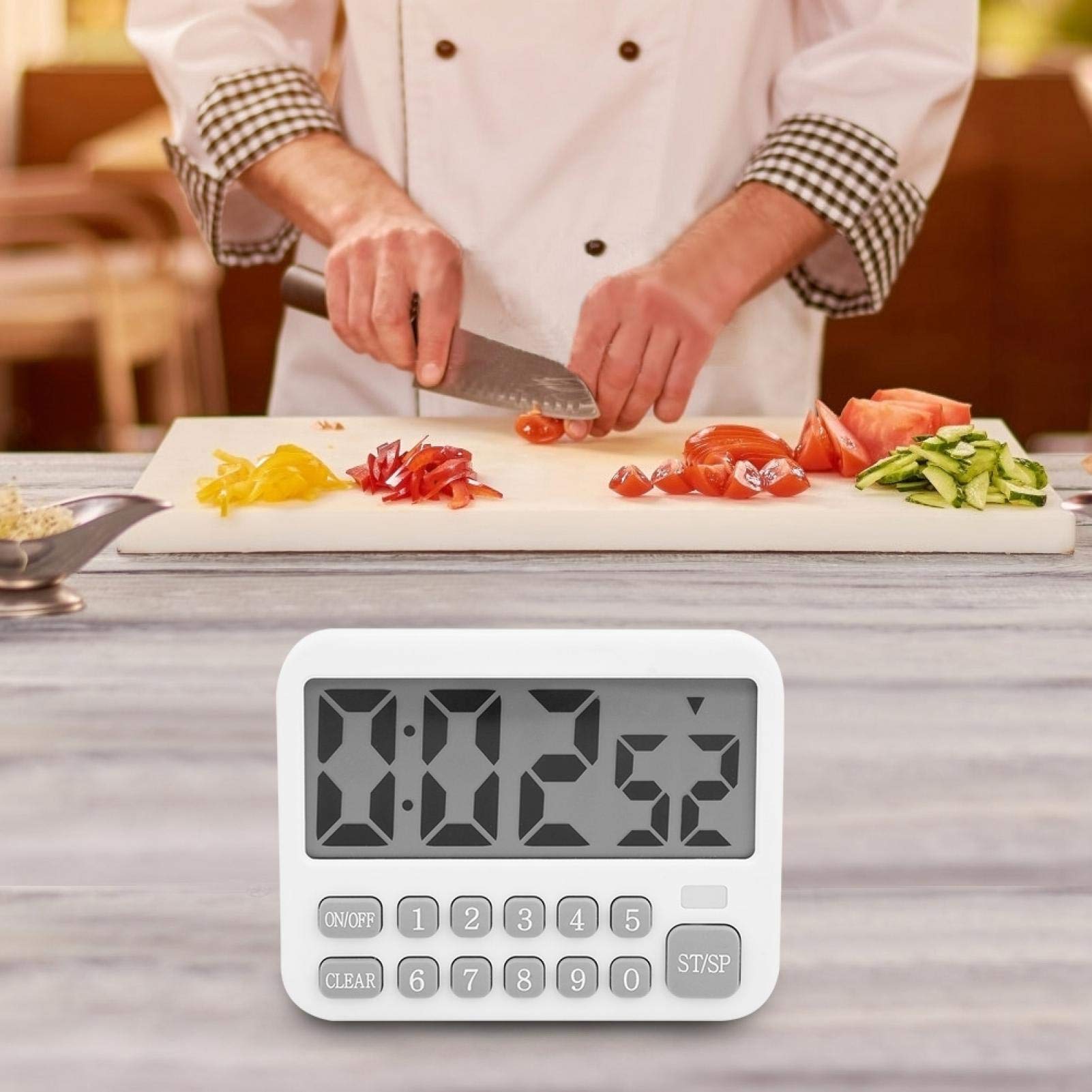 Adjustable Kitchen Timer with Mute Function - Sturdy, Durable & Portable Cooking Countdown Clock for Home, Dorm, Office | Perfect for Baking, Studying, Workouts & Productivity Tasks