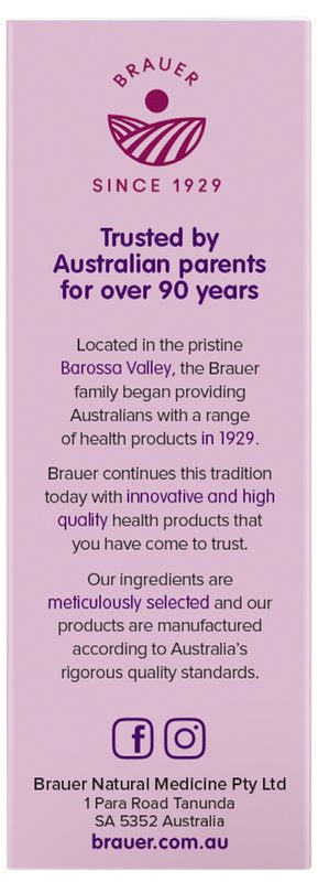 Brauer Sambucus Black Elderberry Immune Support for Infants & Kids - Natural Cold & Flu Relief for Daycare & School Season