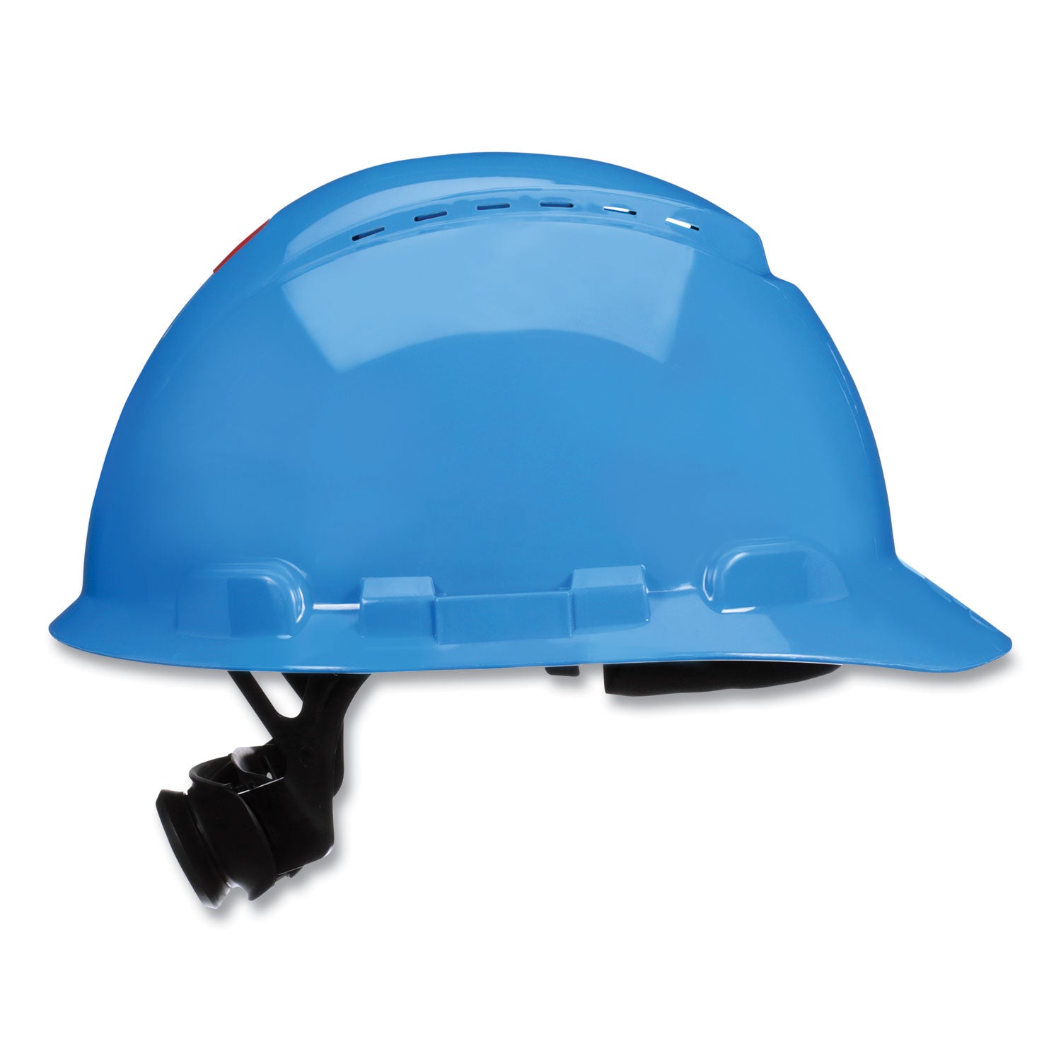 3M™ SecureFit H Series Hard Hats - H700 Vented Safety Helmet with UV Indicator, 4-Point Pressure Diffusion Ratchet Suspension, ANSI/ISEA Certified, Blue - Ideal for Construction, Industrial Work & Outdoor Labor Protection