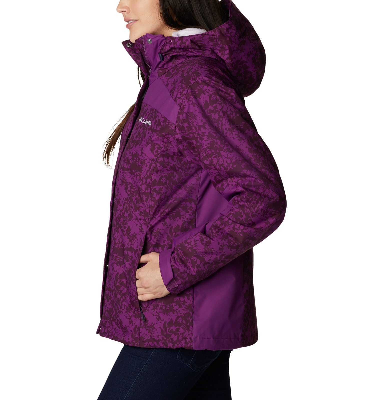 Columbia Women's Tunnel Falls™ Interchange Jacket - Waterproof & Breathable 3-in-1 Jacket for Hiking, Skiing & Outdoor Adventures