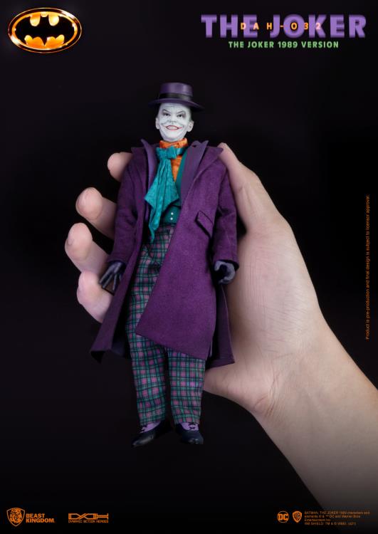Beast Kingdom Dynamic 8ction Heroes 1/9 Scale DC Comics Batman 1989 The Joker Collectible Figure DAH-032 - Perfect for Display, Gifts & DC Fans Collection