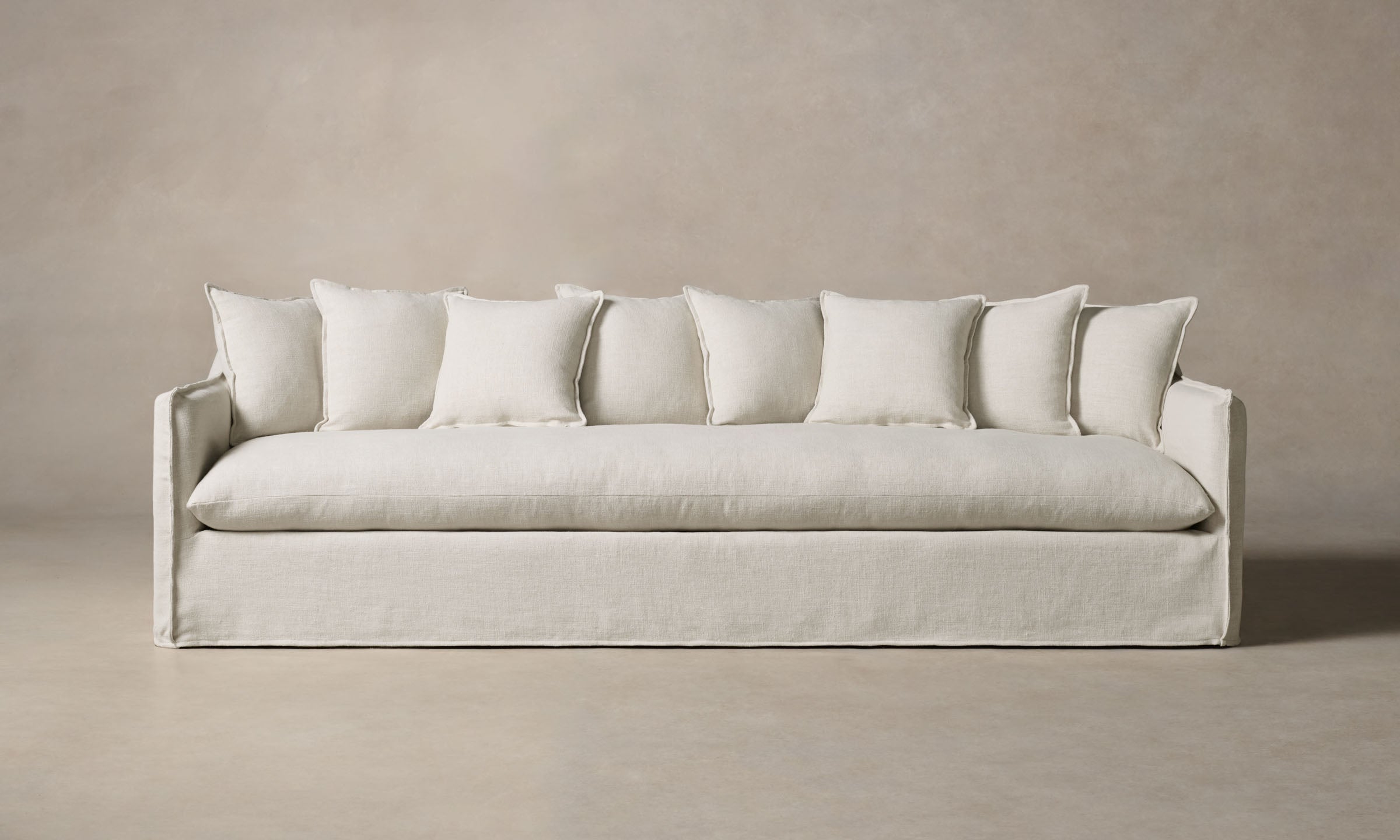 Premium Dune Sectional Sofa with Heritage Belgian Linen Upholstery - Modern Comfort for Living Room, Lounge & Family Gatherings