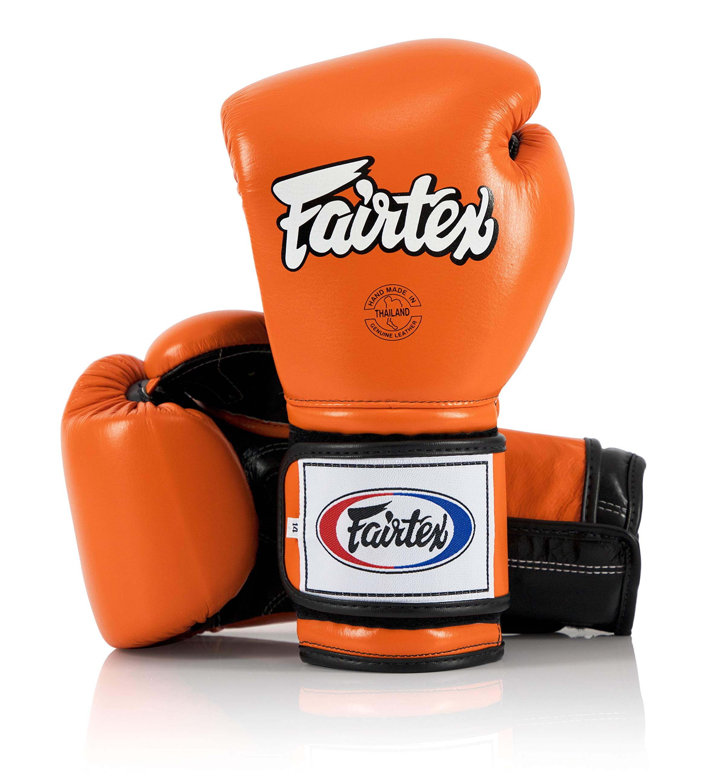 Fairtex BGV9 Muay Thai Boxing Gloves for Professional Fighters & Trainers - Mexican Style MMA Gloves for Heavy Hitters - Lightweight Shock-Absorbing Martial Arts Training Gear - Perfect for Sparring, Bag Work & Competition