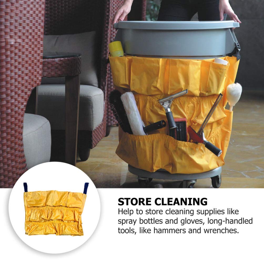 Heavy Duty Trash Bags - Extra Thick Large Garbage Bags for Round/Square Cans - 50 Gallon Commercial Strength Bin Liners - Perfect for Home, Office, Restaurant & Outdoor Cleaning Supplies Organization