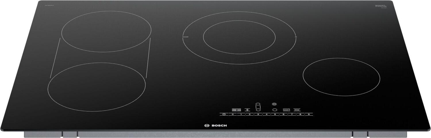 Bosch NET8069UC 800 Series 30-Inch Black Electric Cooktop - Frameless Surface Mount Design for Modern Kitchens | Perfect for Home Chefs & Professional Cooking