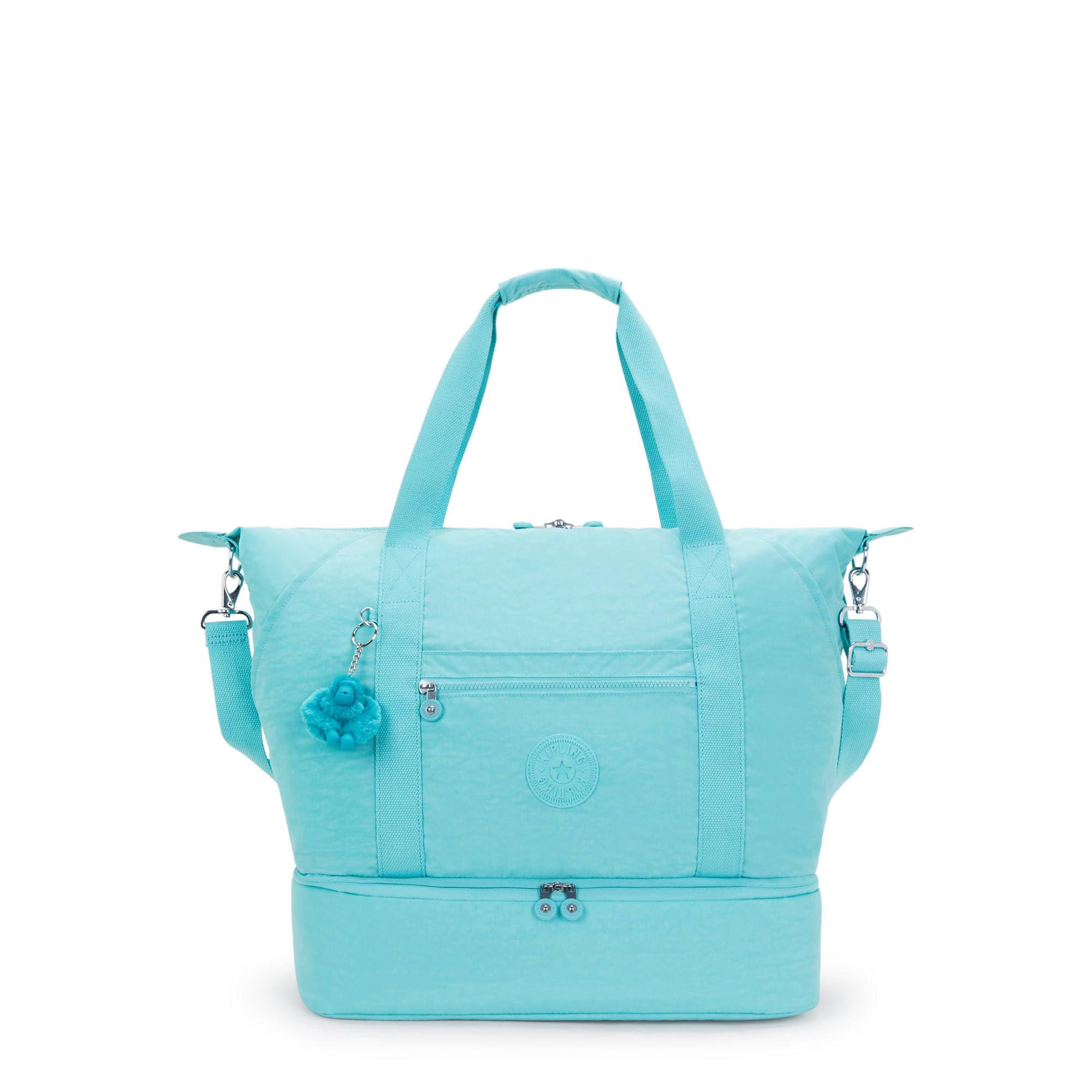 Kipling Art M Weekender Tote Bag for Women - Lightweight Travel Carry On Bag with Multiple Pockets, Water Resistant (Perfect for Weekend Trips, Gym, Work & Airplane)