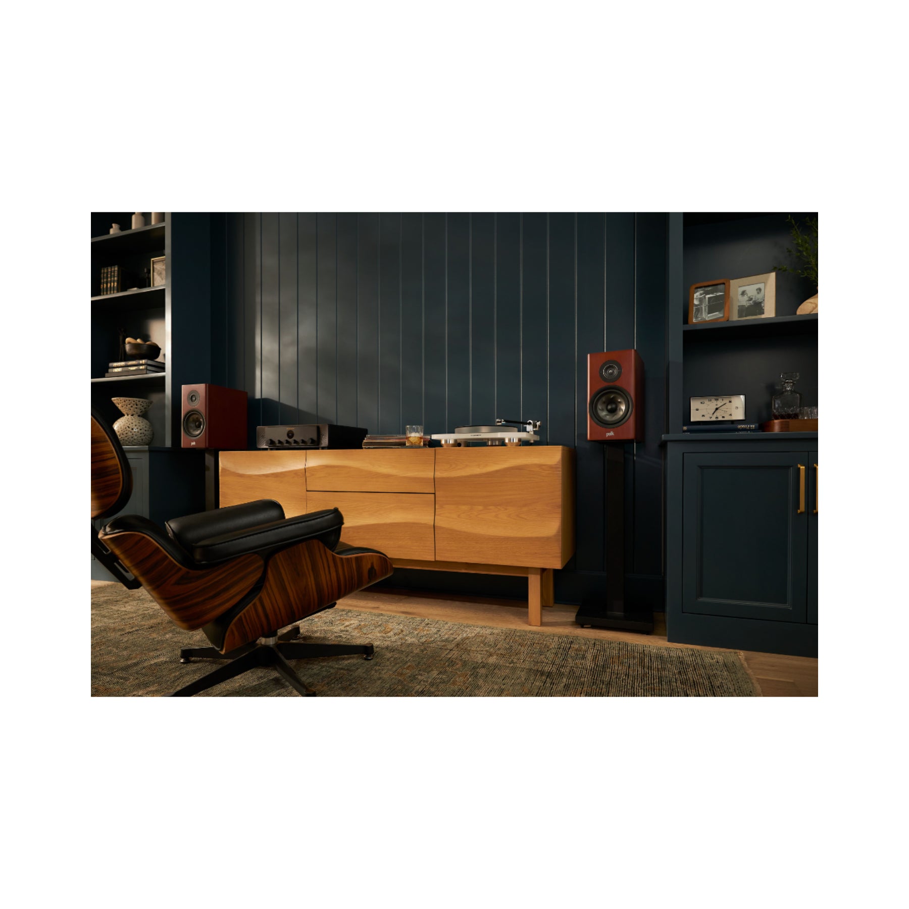 Polk Audio Reserve R200AE 50th Anniversary Edition Bookshelf Speakers (Pair) - Premium Hi-Fi Sound for Home Theater & Music Listening - Open Box Special