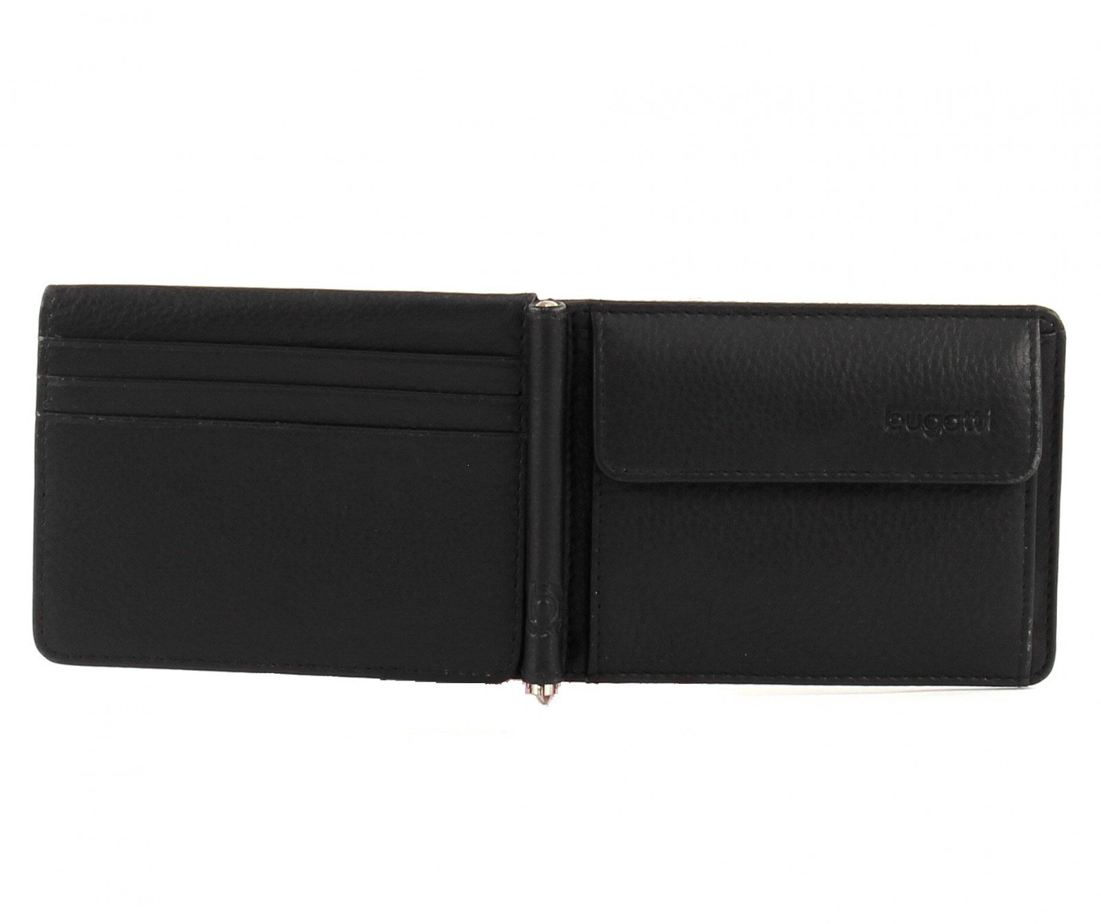 Bugatti City Line Clip Purse - Modern Slim Wallet for Women & Men - RFID Blocking Credit Card Holder - Perfect for Travel, Work & Everyday Use