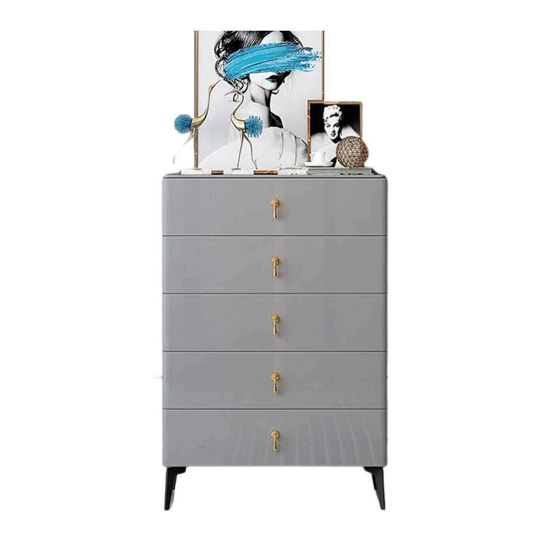Eudor Junior Chest of Drawers - 5-Drawer Wooden Dresser for Kids Room, Nursery & Bedroom Organization - Perfect for Clothes, Toys & Storage in Children's Bedroom, Playroom or Dorm