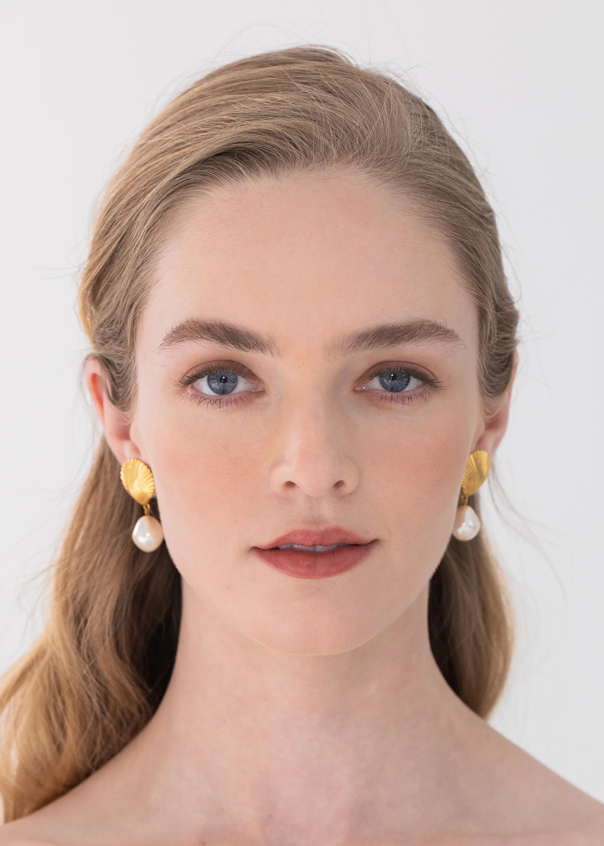 Alana Pearl Gold Earrings for Women - Elegant Dangle Drop Earrings for Party, Wedding & Everyday Wear