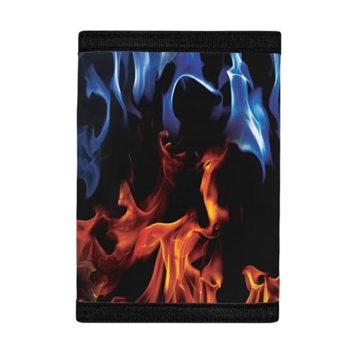 Blue And Red Fire