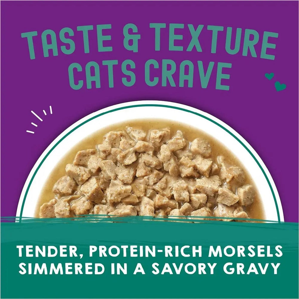 Premium Carnivore Cravings Salmon, Tuna & Mackerel Cat Food - 100% Complete Balanced Diet in Savory Broth (Shredded Texture) | High-Protein Wet Cat Food Pouches for Adult & Senior Cats | Perfect for Mealtime, Travel & Picky Eaters