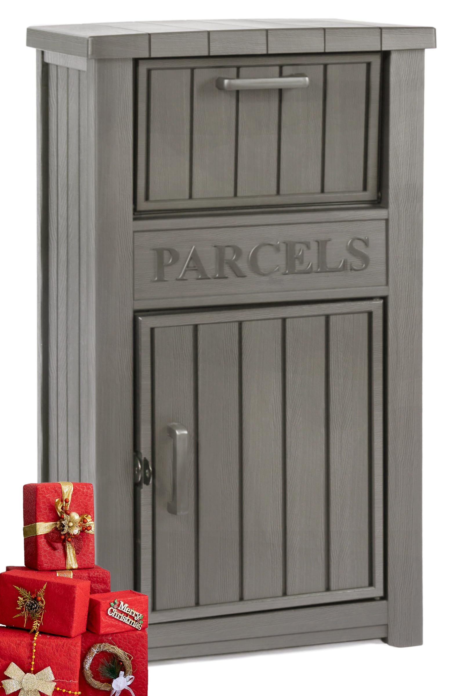 Secure Lockable Outdoor Package Delivery Box - Weatherproof Porch Drop Box for Parcels & Mail | Ideal for Home, Apartment & Office Deliveries | Prevents Theft & Protects Packages from Rain/Snow