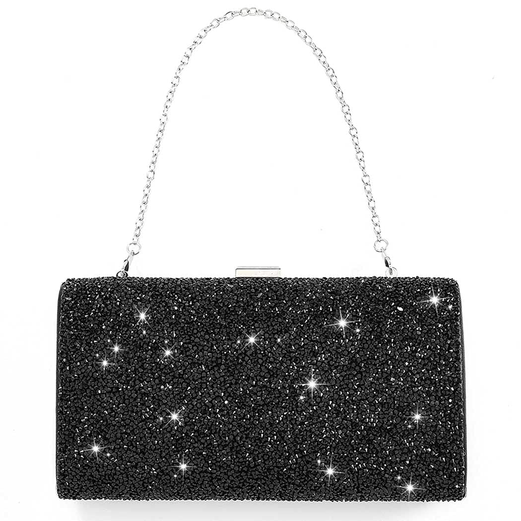 ELABEST Glitter Evening Clutch Bag for Women - Double Sided Diamond Crossbody Purse, Wedding Party Handbag | Perfect for Prom, Cocktail Events & Special Occasions