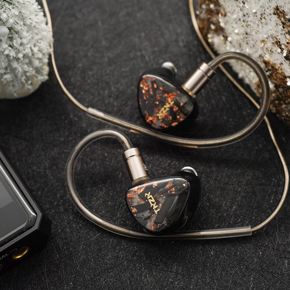 TKZK Ouranos 10mm Carbon Nanotube Dynamic Driver HiFi In-Ear Earphones with Deep Bass - Perfect for Gaming, Music Listening & Travel