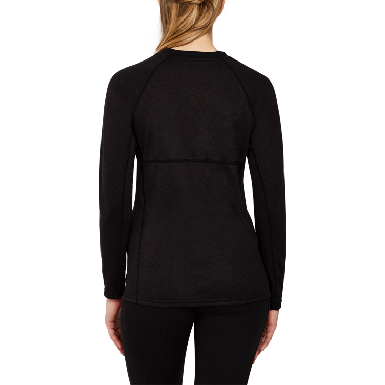 Kombi MerinoMIX PRO Crew Women's Thermal Base Layer - Soft Wool Blend for Cold Weather Hiking, Skiing & Outdoor Activities