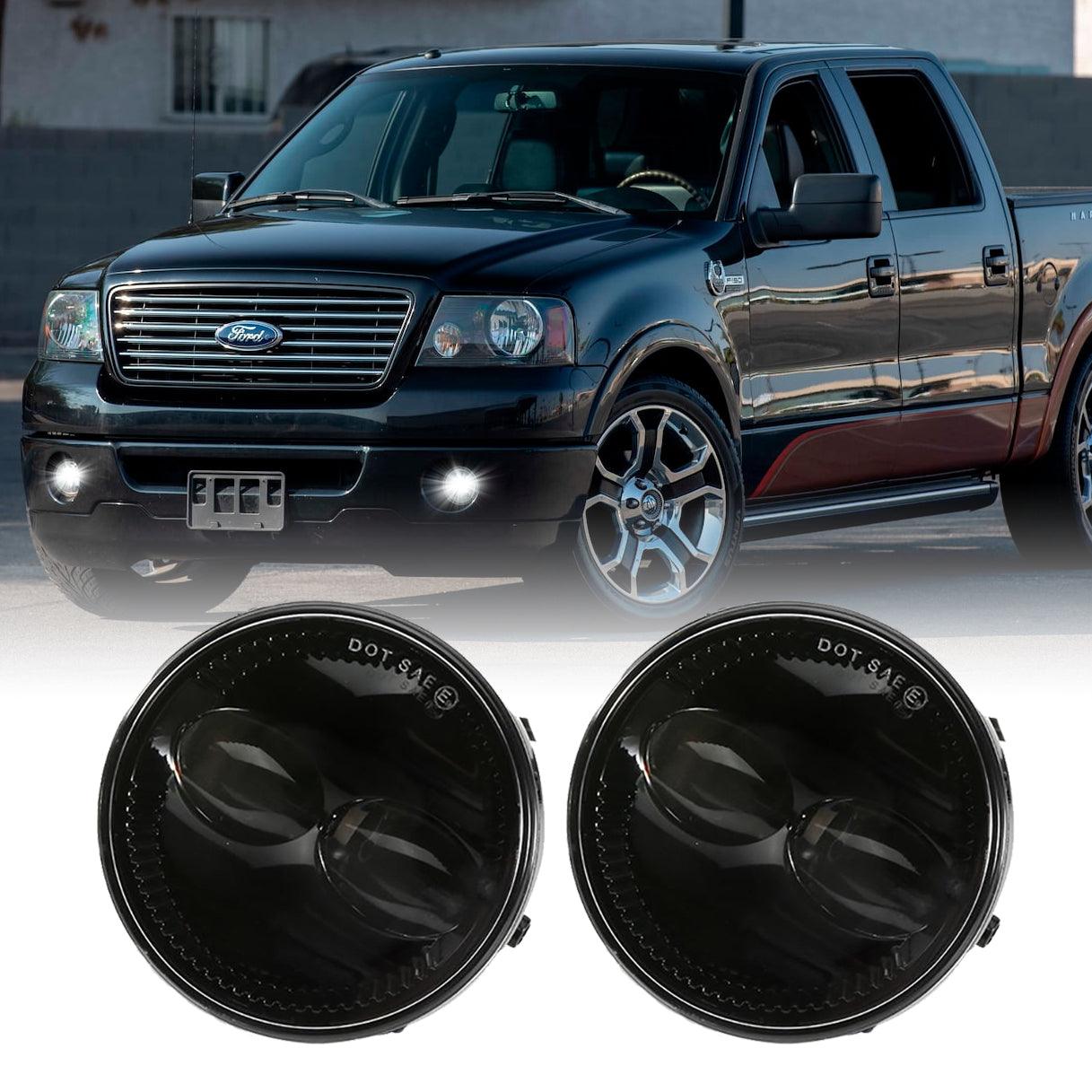 2-Pack LED Fog Lights Kit for Ford F150 2006-2014 Models - Durable Replacement Headlights for Night Driving & Off-Road Adventures