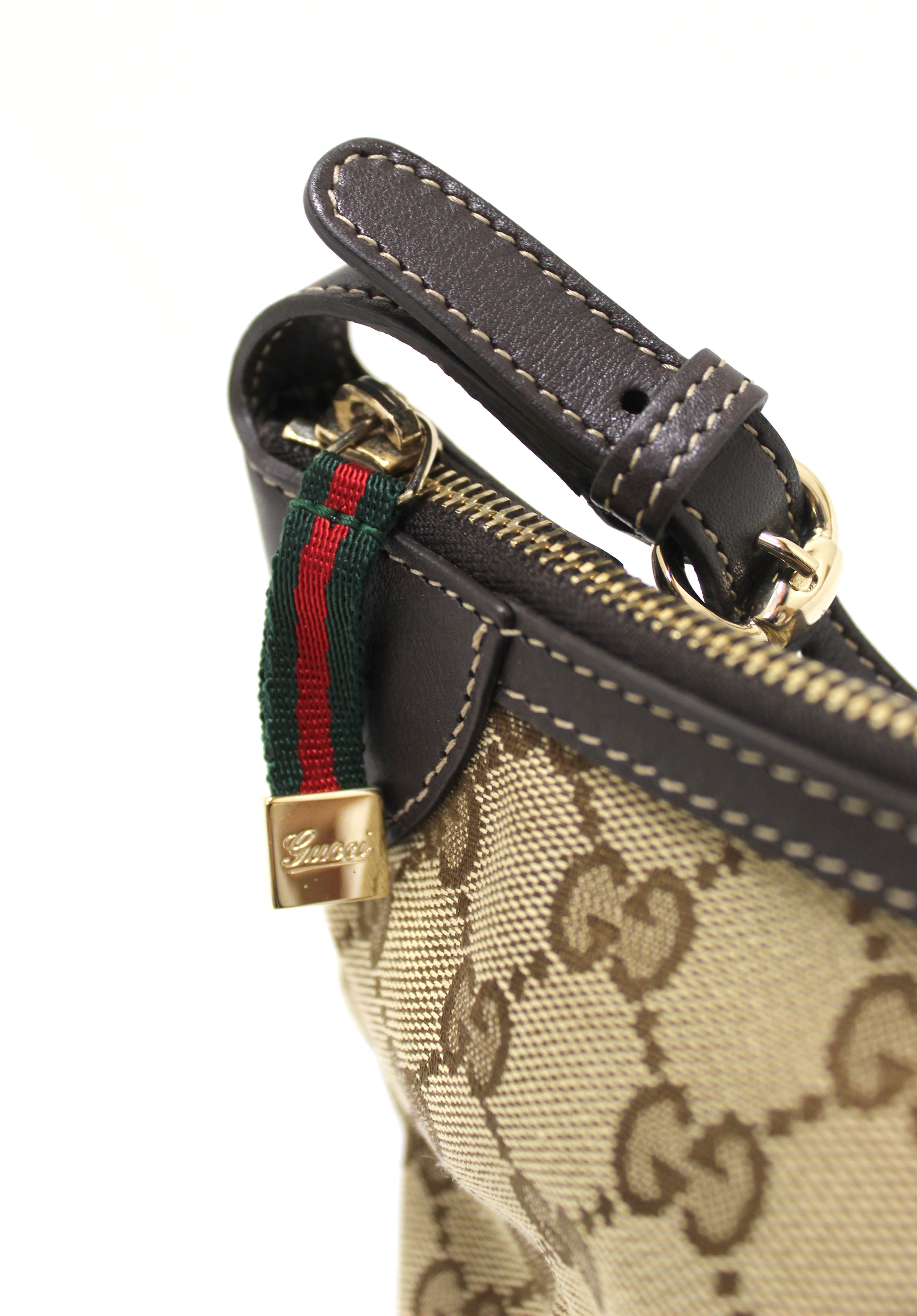 Authentic Gucci GG Supreme Coated Canvas Mini Shoulder Bag in Brown - Luxury Leather Crossbody Purse for Women, Perfect for Date Night & Evening Events