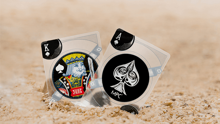 Premium Black Transparent Plastic Playing Cards - Elegant Design for Poker, Magic Tricks & Card Games - Perfect for Parties, Game Nights & Professional Performances