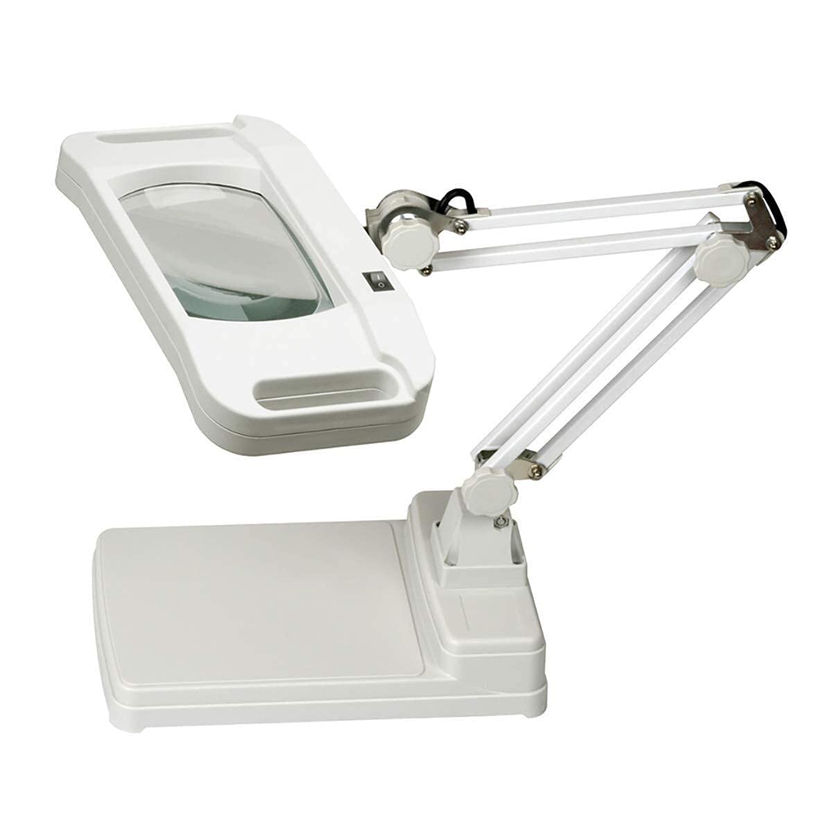 10X & 5X Magnifying Glass with LED Light - Adjustable Desk Magnifier Lamp for Reading, Sewing, Crafts - Bright Illumination for Jewelry Making, Coin Collecting & Detailed Work