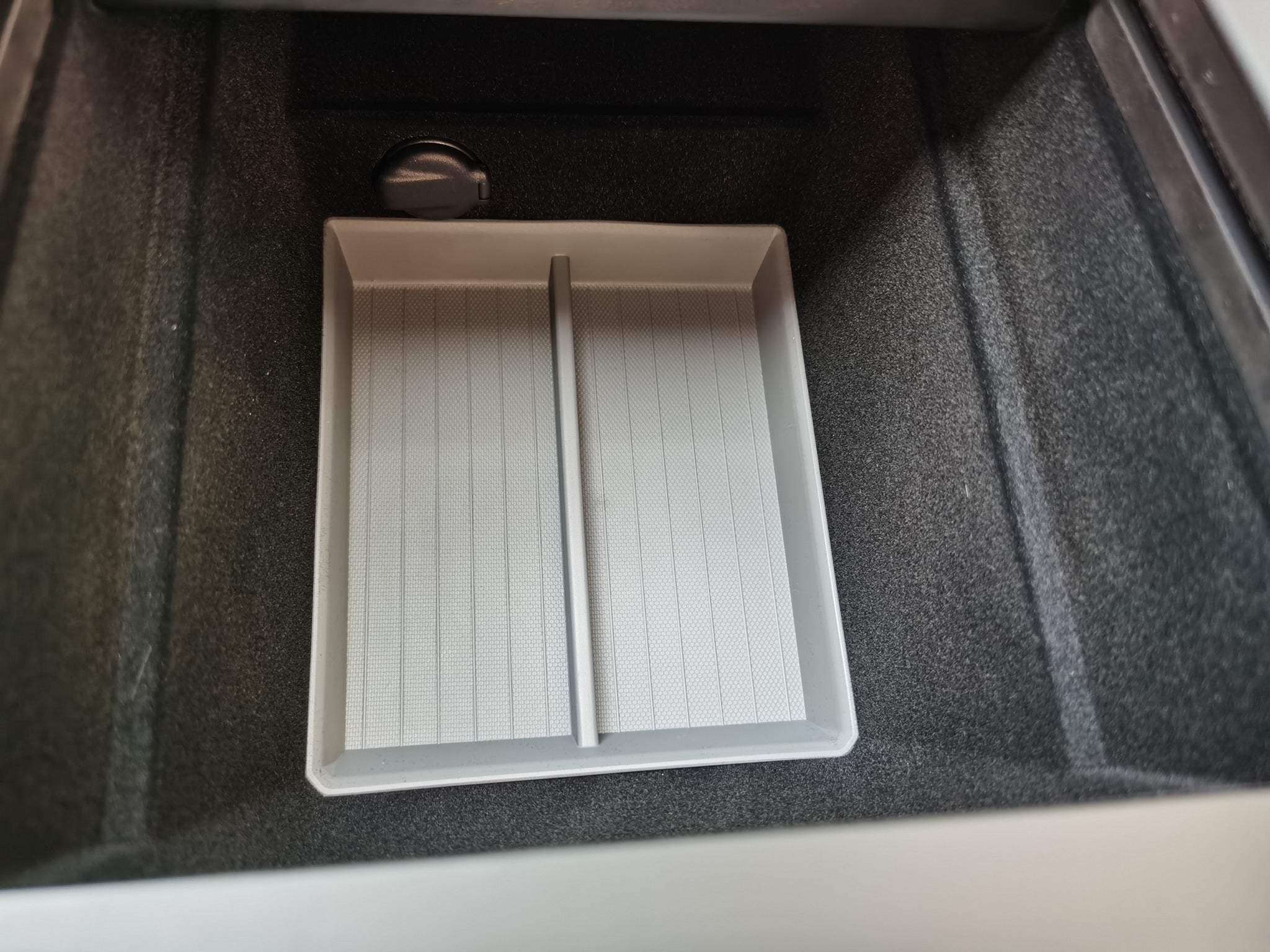 2024 Tesla Model 3 & 2025 Model Y Center Console Organizer - Premium Under Seat Storage Tray for Phones, Keys & Accessories | Perfect for Road Trips & Daily Commutes
