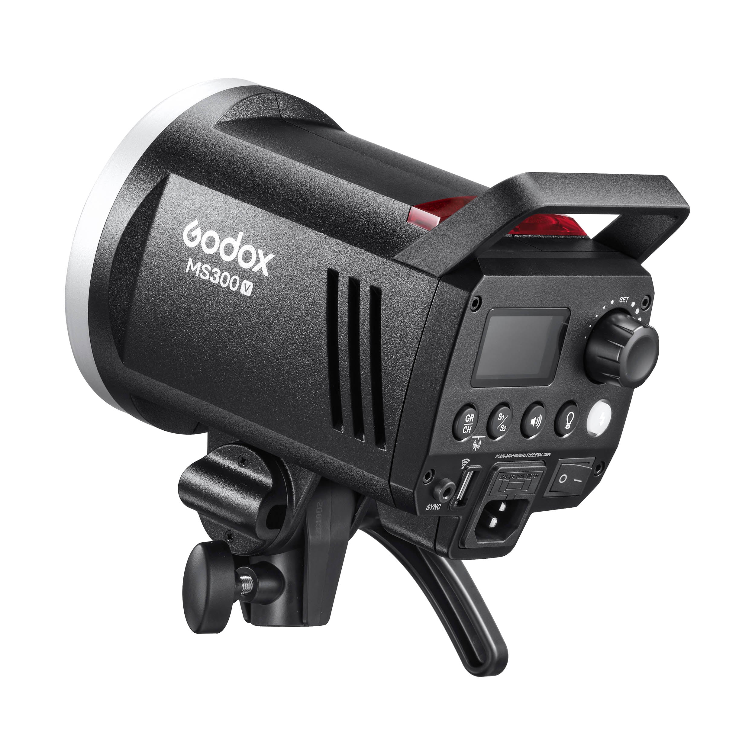 MS300V Super Compact Studio Strobe Flash with LED Modeling Light - Professional Photography Lighting for Portraits, Product Shoots & Studio Sessions