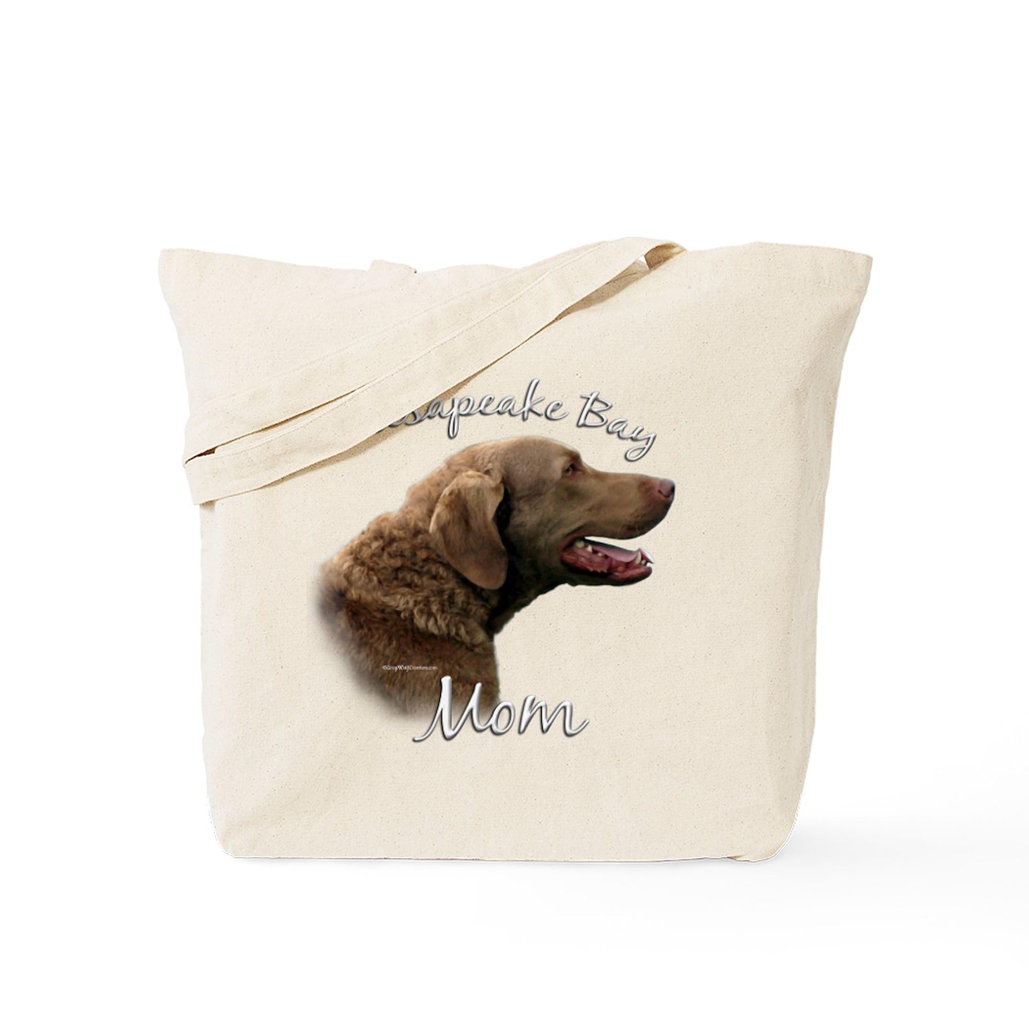 Chessie Mom2 Natural Canvas Tote Bag - Eco-Friendly Reusable Shopping Bag for Groceries, Beach & Work Commute | Durable Cotton Tote with Roomy Interior