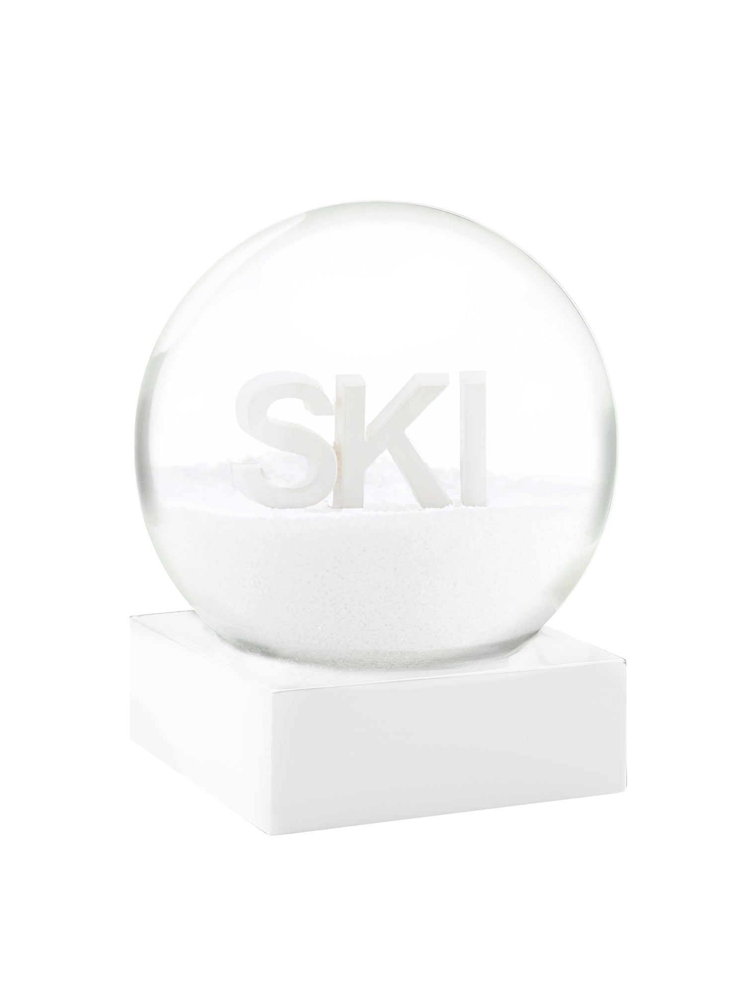 Beautiful Ski Snow Globe 939 0282 - Winter Sports Decoration for Home, Office & Gift Giving