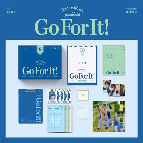 (G)I-DLE 2024 Season's Greetings Photobook & Merchandise Set - K-POP Official Album with Poster, Photocards | Perfect for K-POP Fans Collection, Birthday Gifts & Fan Meetings