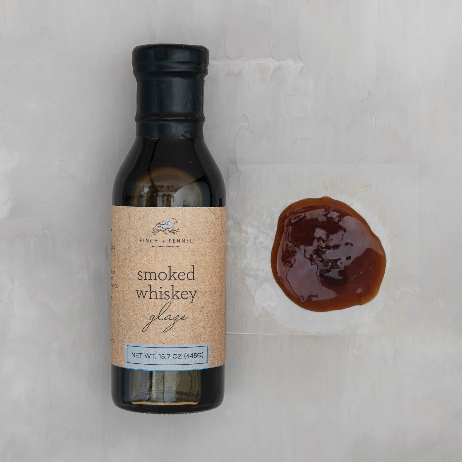 Premium Smoked Whiskey Glaze Sauce - Rich & Bold BBQ Marinade for Ribs, Steak & Chicken - Perfect for Grilling, Smoking & Roasting