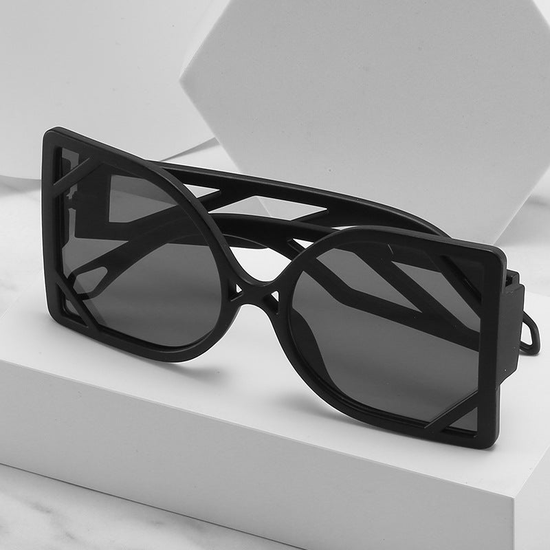 2024 Trendy Oversized Square Sunglasses for Women & Men - UV Protection Fashion Shades for Outdoor, Beach, and Driving