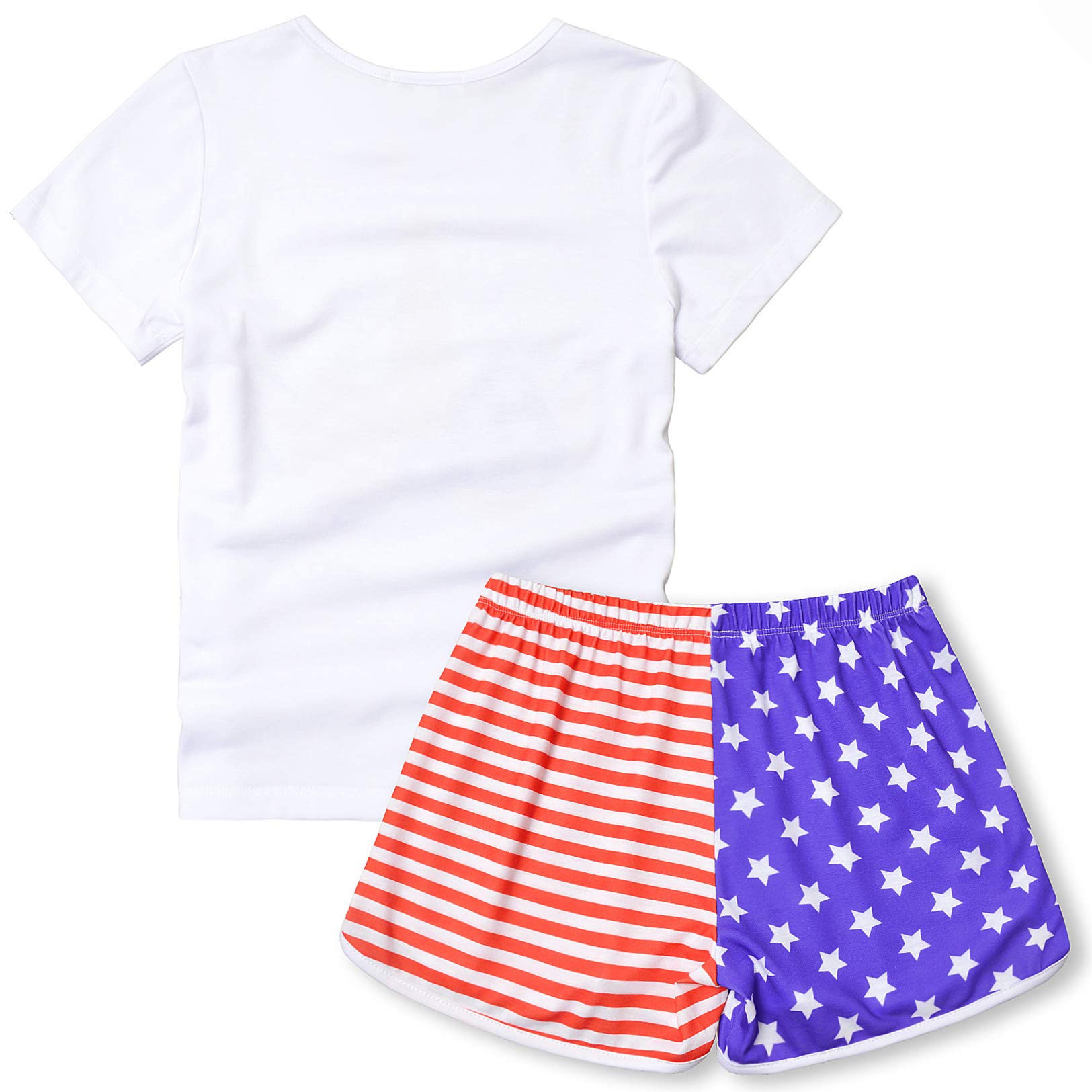 Girls Cotton Pajama Sets - Summer Short Sleeve Sleepwear for Kids & Toddlers - Playtime & Bedtime Comfort