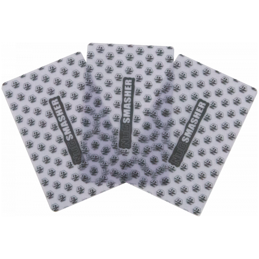 NugSmasher NS SIFTER Card Set Of 3 - Premium Stainless Steel Kief Sifting Screens for Dry Herb - Perfect for Grinders, Rolling Trays, and Cannabis Processing