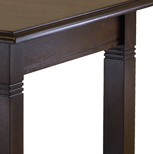 Winsome Nolan End Table - Modern Side Table for Living Room, Bedroom, Office - Cappuccino Finish - Perfect for Holding Lamps, Books & Decor