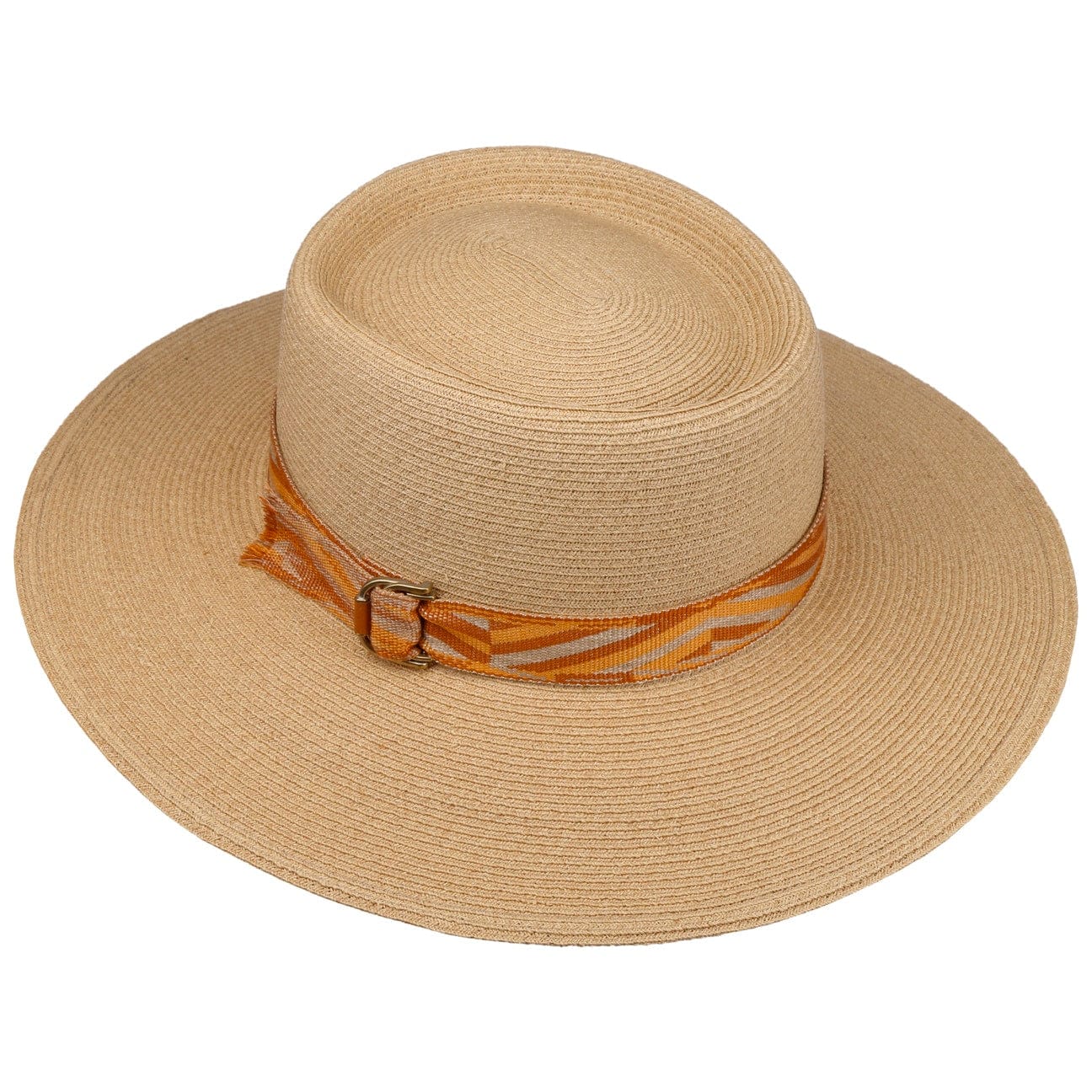 Stylish Astrid Raffia Straw Hat by Mayser - Women's Summer Beach Hat for Sun Protection, Travel & Outdoor Activities