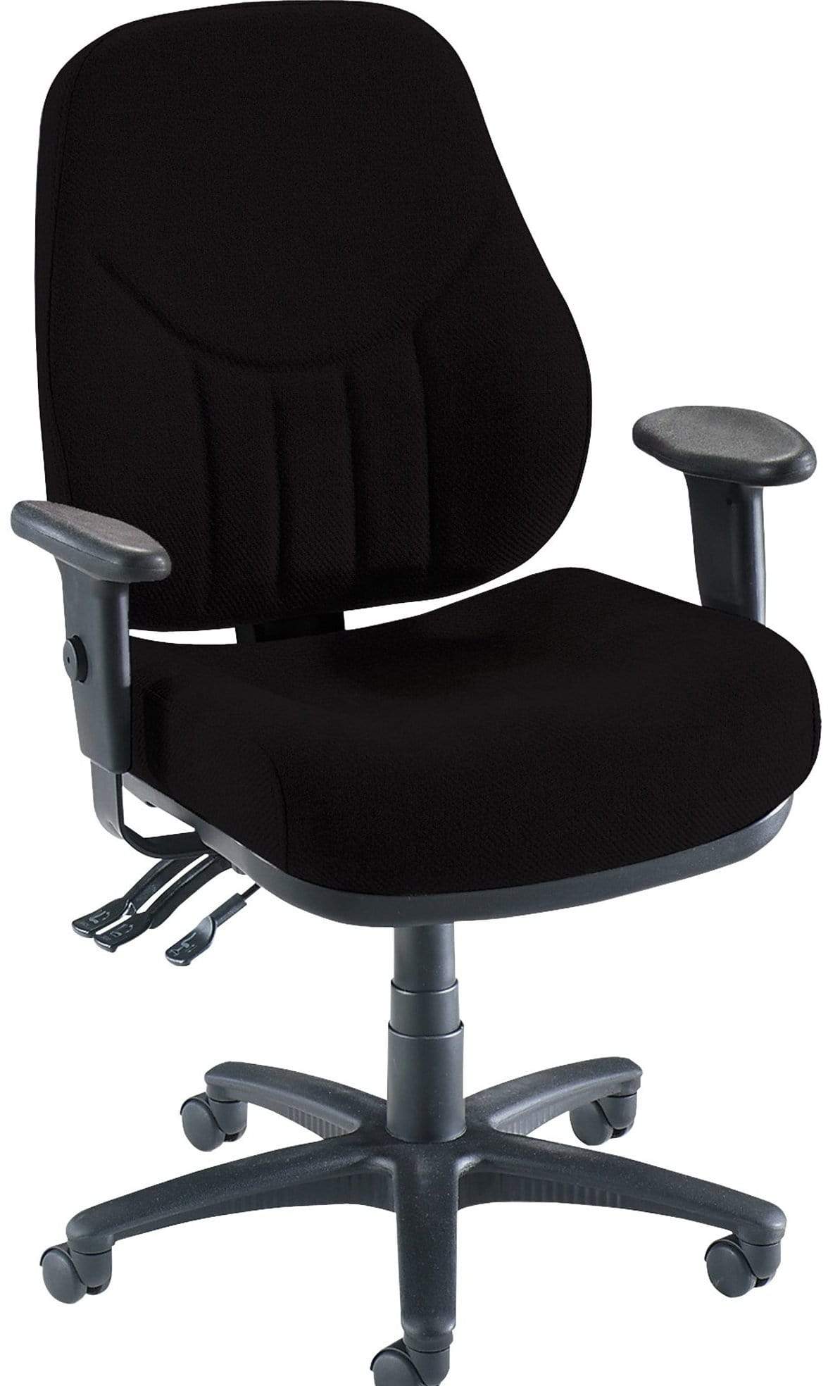 Lorell Bailey Series Multi-Task Office Chair with Adjustable Height & Lumbar Support [LLR81101] - Ergonomic Desk Chair for Home Office, Gaming & Workspace Comfort