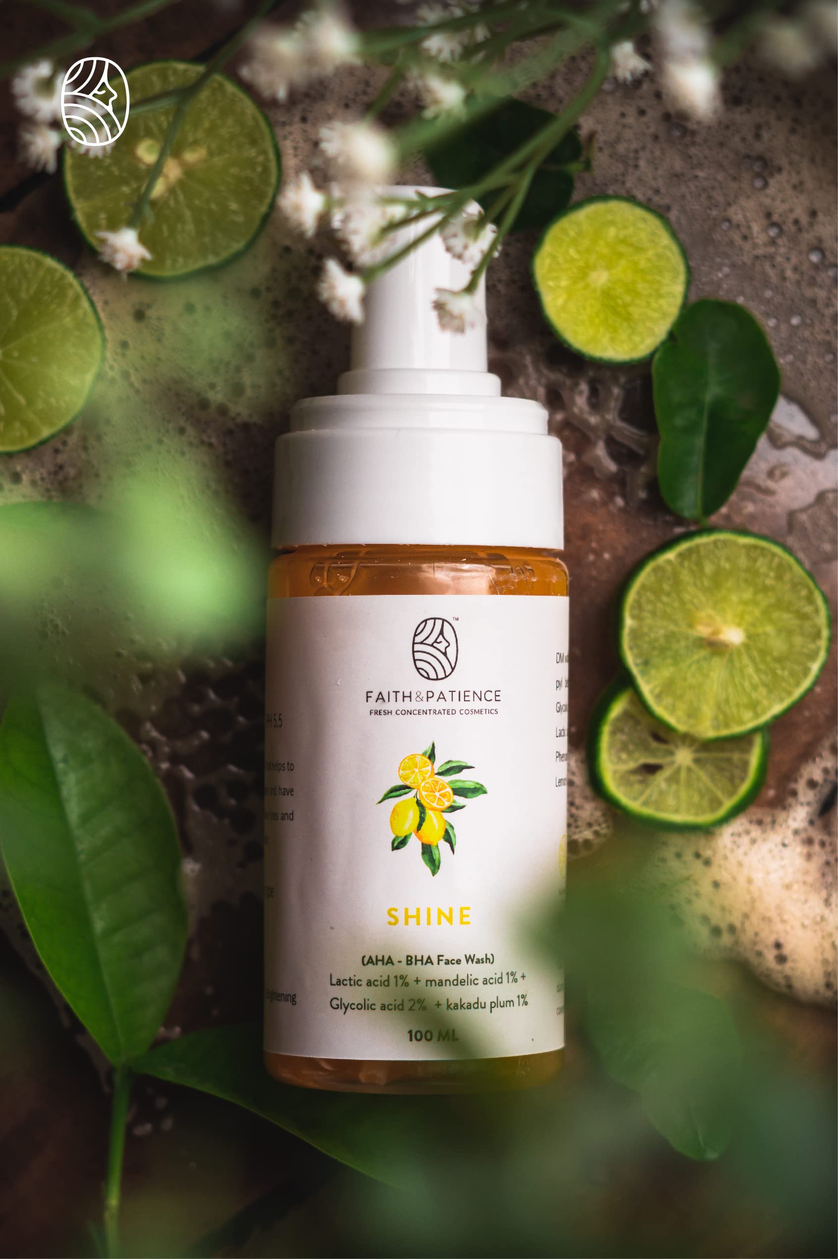 Shine Foaming Face Wash - Gentle Cleanser for Oily & Acne-Prone Skin | Deep Pore Cleansing & Oil Control | Perfect for Morning & Night Skincare Routine