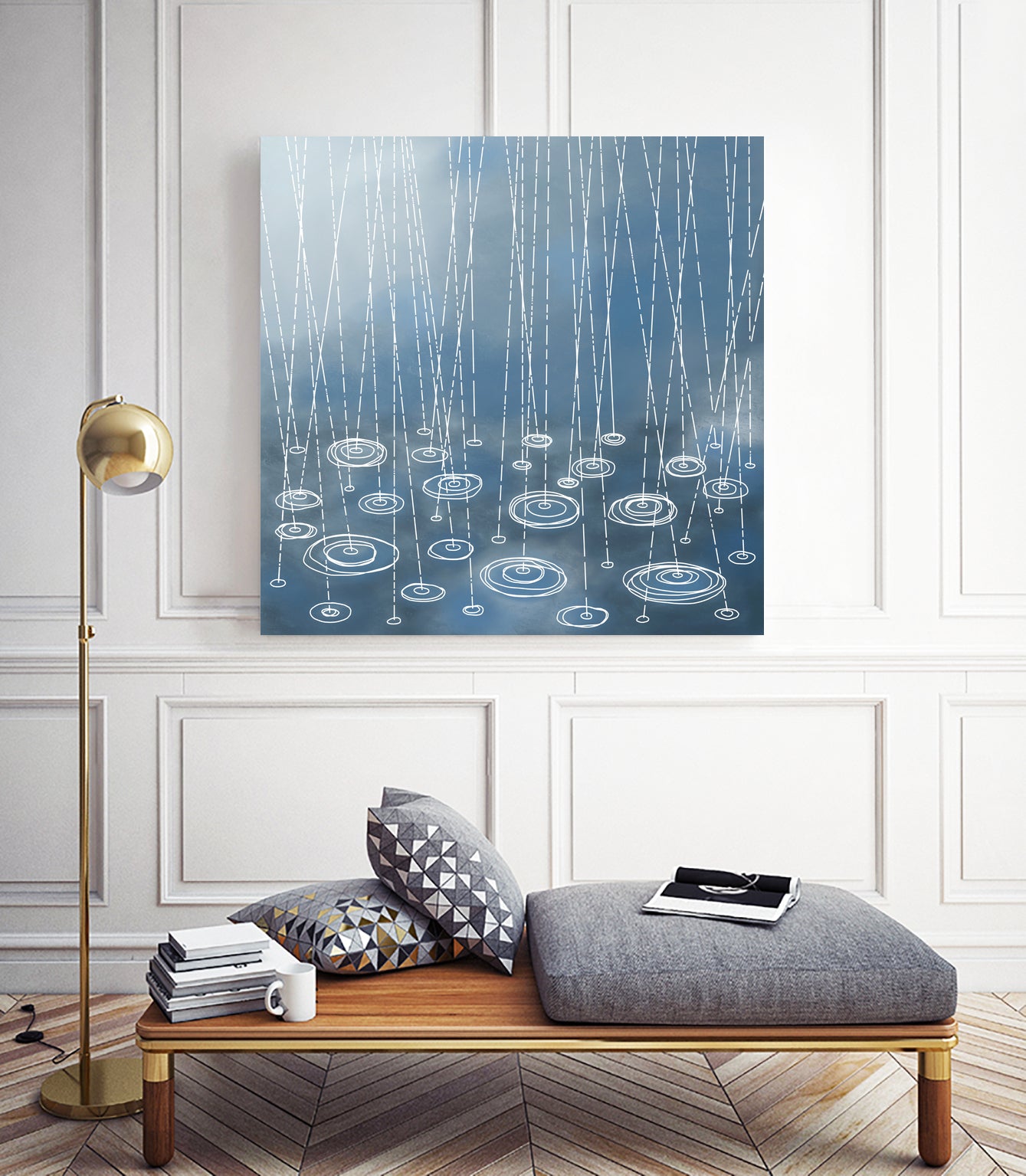 Another Rainy Day - Waterproof Umbrella for Women & Men - Windproof Compact Travel Umbrella for Rainy Days, Commuting, and Outdoor Activities