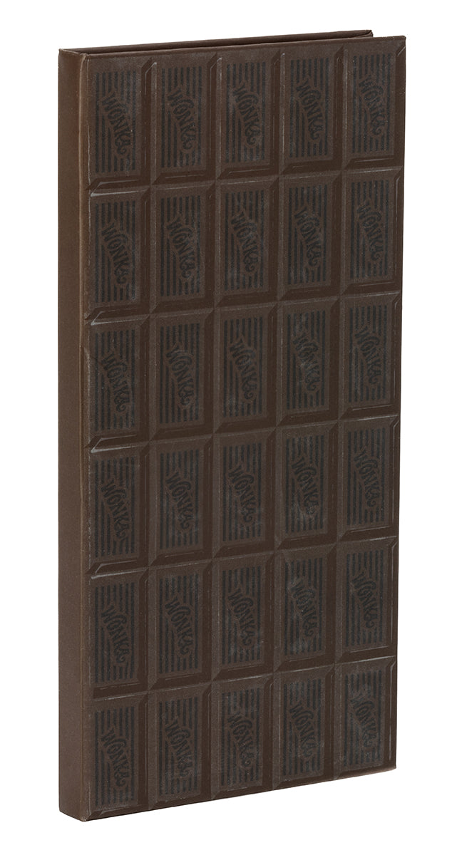 Willy Wonka and the Chocolate Factory Inspired Wonka Bar Journal - Golden Ticket Notebook for Chocolate Lovers, Gift Idea for Movie Fans, Perfect for Journaling, Sketching & Collecting Memories