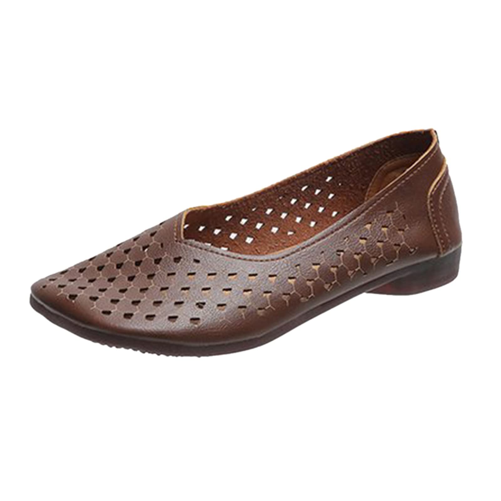 **Men's Leather Casual Shoes - Breathable Lace-Up Flats in White | Comfortable & Stylish for Daily Wear, Walking & Office**