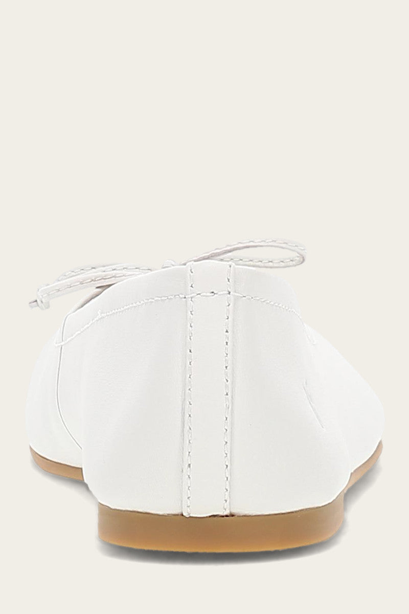 Emma Ballet White Flat Shoes for Women - Comfortable & Elegant Dance Shoes for Ballet, Ballroom, and Wedding - Perfect for Performances, Practice, and Special Occasions